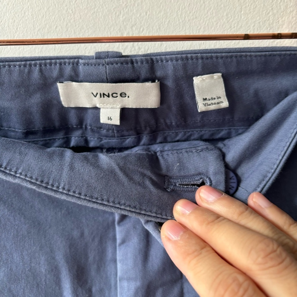 Vince Coin Pocket Bermuda‎ Blue Sz 16 - Picture 7 of 9